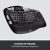 Roll over image to zoom in Logitech MK550 Wireless Wave Keyboard and Mouse Combo – Includes Keyboard and Mouse, Long Battery Life, Ergonomic Wave Design – Black